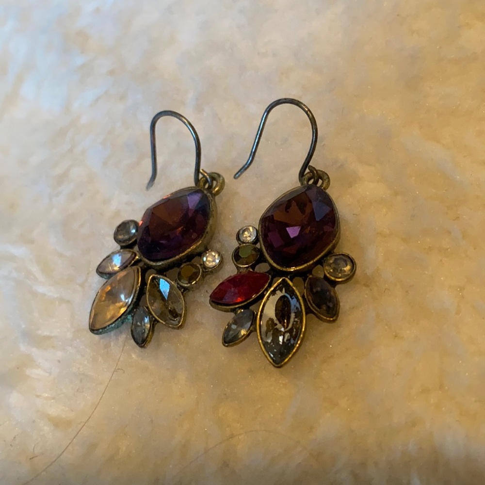 Chloe + Isabel Ruby Red Earrings - image 1